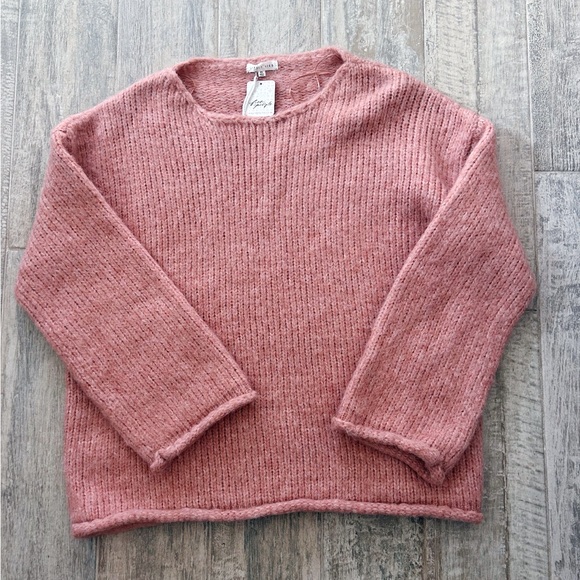 Free People Sweaters - Free people little lies pink/ rose sweater